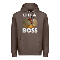 Coffee like a boss duck tales art gift for fans Premium Hoodie - trangStudio