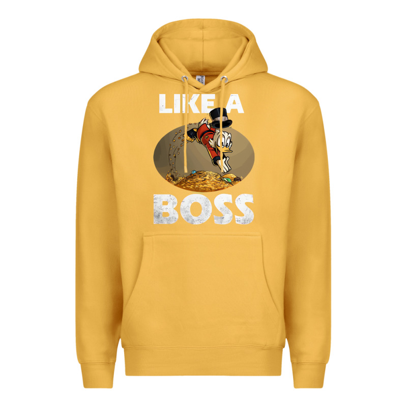 Like A Boss Duck Tales Art Gift For Fans Premium Hoodie by trangStudio | Teevron