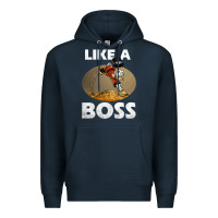 Navy like a boss duck tales art gift for fans Premium Hoodie - trangStudio