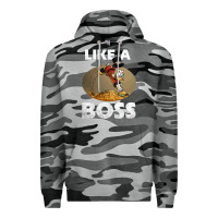 Slate Camo like a boss duck tales art gift for fans Premium Hoodie - trangStudio