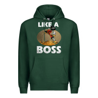Sports Green like a boss duck tales art gift for fans Premium Hoodie - trangStudio