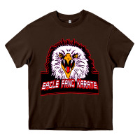 Chocolate Brown Eagle Fang Karate Heavy Core Tee - Bettercallsaul