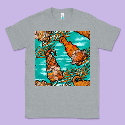 Fall Gnomes Classic Tee Designed By Nancycooperartshop