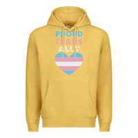 Antique Gold proud trans ally transgender Premium Hoodie - trangStudio