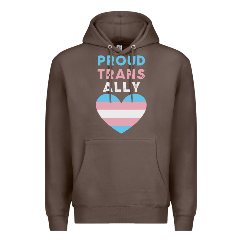 Proud Trans Ally Transgender Premium Hoodie by trangStudio | Teevron