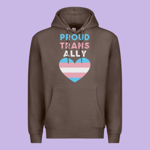 Proud Trans Ally Transgender Premium Hoodie Designed By Trangstudio