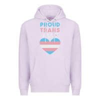Lilac proud trans ally transgender Premium Hoodie - trangStudio