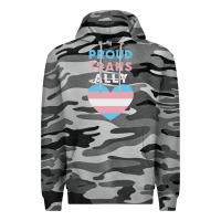 Slate Camo proud trans ally transgender Premium Hoodie - trangStudio
