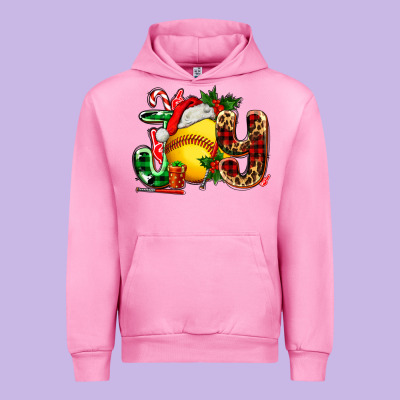 Joy With Softball Urban Hoodie Designed By Adodesignshop