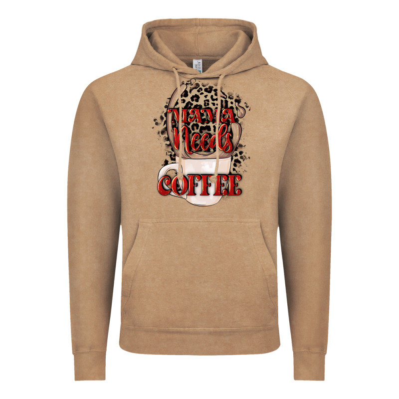 Mama Needs Coffee Mother's Day Vintage Hoodie by CowGirlArtShop | Teevron