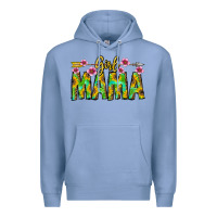 Colony Blue Girl Mama Premium Hoodie - CowhideDigitalArt