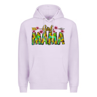 Lilac Girl Mama Premium Hoodie - CowhideDigitalArt