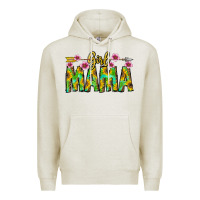 Oatmeal Heather Girl Mama Premium Hoodie - CowhideDigitalArt