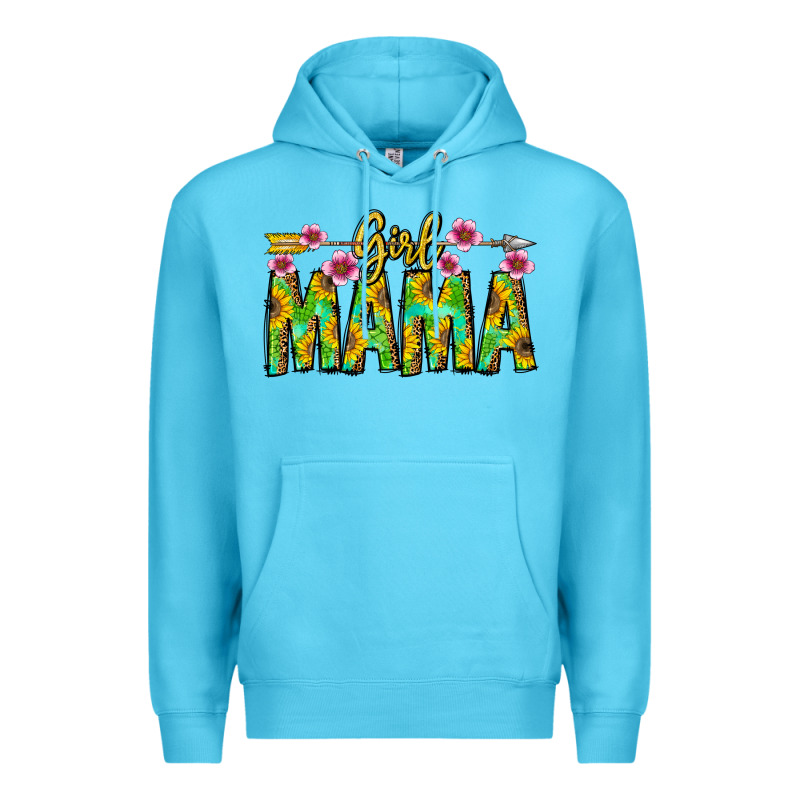Girl Mama Premium Hoodie by CowhideDigitalArt | Teevron