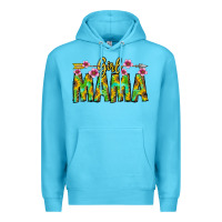 Ocean Blue Girl Mama Premium Hoodie - CowhideDigitalArt