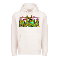 Pale Pink Girl Mama Premium Hoodie - CowhideDigitalArt