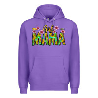 Purple Girl Mama Premium Hoodie - CowhideDigitalArt