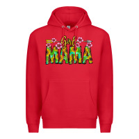 Red Girl Mama Premium Hoodie - CowhideDigitalArt