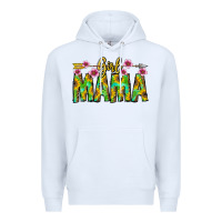 White Girl Mama Premium Hoodie - CowhideDigitalArt
