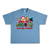 Pebble Blue santas favorite hockey player Urban Heavy Tee - CowGirlArtShop