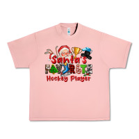 Santas Favorite Hockey Player Urban Heavy Tee | Teevron