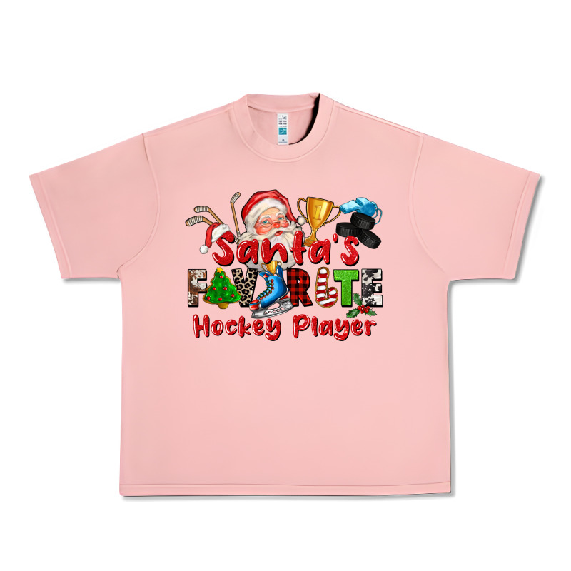 Santas Favorite Hockey Player Urban Heavy Tee by CowGirlArtShop | Teevron