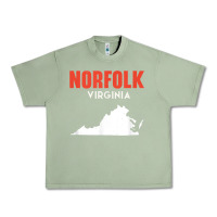 Oil Green norfolk virginia usa state america travel virginian Urban Heavy Tee - trangStudio