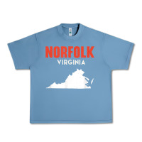 Pebble Blue norfolk virginia usa state america travel virginian Urban Heavy Tee - trangStudio