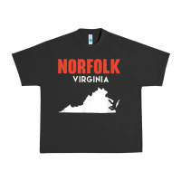 Pigment Black norfolk virginia usa state america travel virginian Urban Heavy Tee - trangStudio