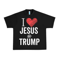 Black I Love Jesus And Trump Republican Conservative Gift Urban Heavy Tee - trangStudio