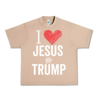 Burro I Love Jesus And Trump Republican Conservative Gift Urban Heavy Tee - trangStudio