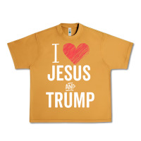Peanut Butter I Love Jesus And Trump Republican Conservative Gift Urban Heavy Tee - trangStudio