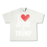 Pistachio I Love Jesus And Trump Republican Conservative Gift Urban Heavy Tee - trangStudio