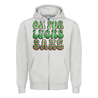 Dove Grey oh for lucks sake st patricks Zipper Hoodie - Artiststas