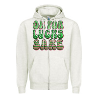 Oatmeal Heather oh for lucks sake st patricks Zipper Hoodie - Artiststas