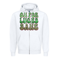 White oh for lucks sake st patricks Zipper Hoodie - Artiststas