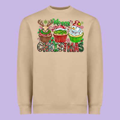 Merry Christmas Heavyweight Sweatshirt Designed By Cowhidedigitalart