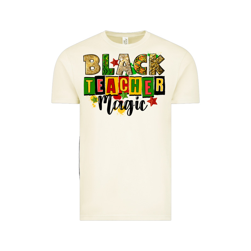 Black Teacher Magic Juneteenth Vintage Tee by CowGirlArtShop | Teevron