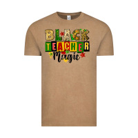 Vintage Coffee black teacher magic juneteenth Vintage Tee - CowGirlArtShop