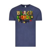Vintage Denim black teacher magic juneteenth Vintage Tee - CowGirlArtShop