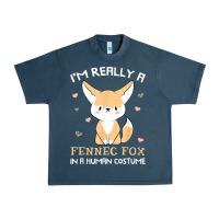 I'm Really A Fennec Fox In A Human Costume Funny Gift T Shirt Urban Heavy Tee | Teevron