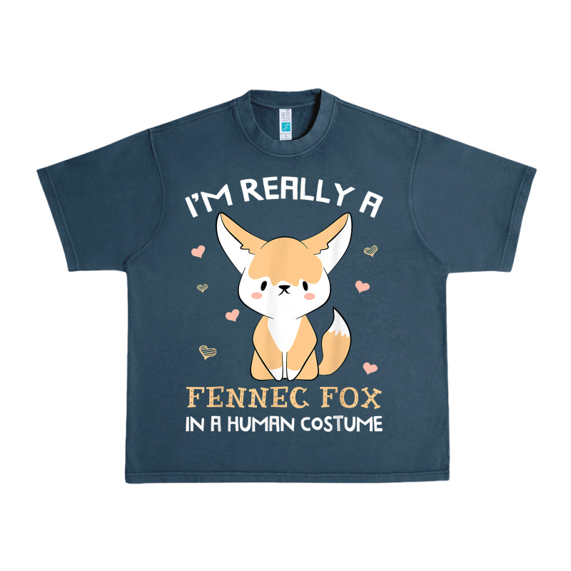 I'm Really A Fennec Fox In A Human Costume Funny Gift T Shirt Urban Heavy Tee by trangStudio | Teevron