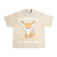 Sandshell i'm really a fennec fox in a human costume funny gift t shirt Urban Heavy Tee - trangStudio