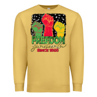 Freedom Juneteenth Since 1865 Premium Sweatshirt | Teevron