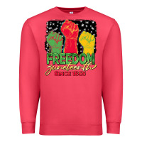 Cardinal freedom juneteenth since 1865 Premium Sweatshirt - BarkalooDesign