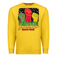 Lemon freedom juneteenth since 1865 Premium Sweatshirt - BarkalooDesign