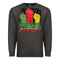 Smoke freedom juneteenth since 1865 Premium Sweatshirt - BarkalooDesign