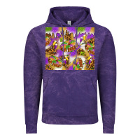 Cloud Purple Mardi Gras with king cake tumbler Vintage Hoodie - HowdyJamesFarm