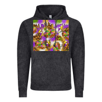 Vintage Black Mardi Gras with king cake tumbler Vintage Hoodie - HowdyJamesFarm