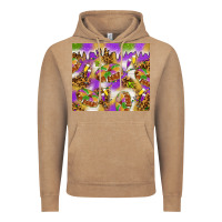 Vintage Coffee Mardi Gras with king cake tumbler Vintage Hoodie - HowdyJamesFarm